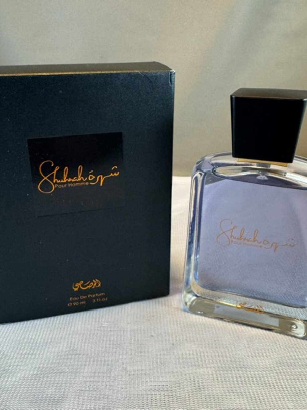 Rasasi Shuhrah Pour Homme Eau de Parfume Spray for Men 3.0oz New Open Box $78